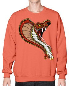 Snake 213# - cartoon animals- Sweatshirt - Crew