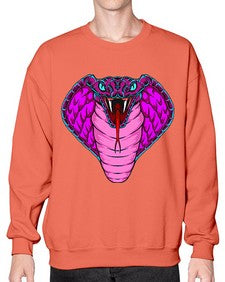 Snake 214# - cartoon animals- Sweatshirt - Crew
