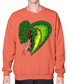 Snake 220# - cartoon animals- Sweatshirt - Crew