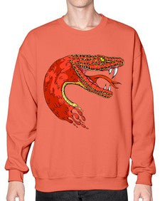 Snake 223# - cartoon animals- Sweatshirt - Crew