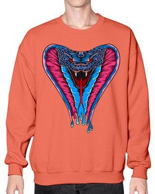 Snake 224# - cartoon animals- Sweatshirt - Crew