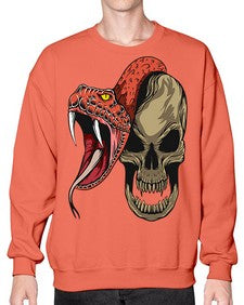 Snake 226# - cartoon animals- Sweatshirt - Crew