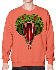 Snake 229# - cartoon animals- Sweatshirt - Crew