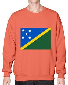 Solomon Islands 1855# - world flags- Sweatshirt - Crew