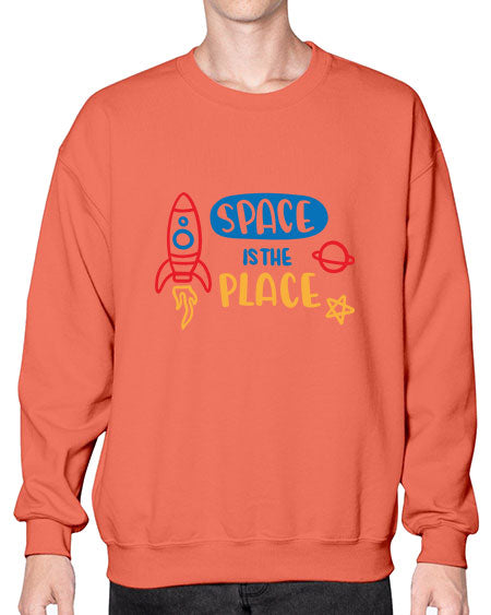 Spaceistheplace 11# - space- Sweatshirt - Crew