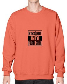 Straight into fourth grade 893# - fourth grade- Sweatshirt - Crew