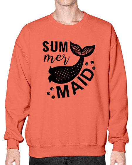 Sum mer maid 01# - summer- Sweatshirt - Crew