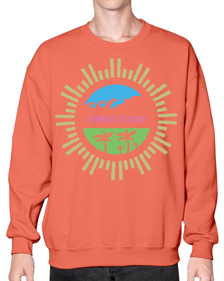 Summer Season 78# - summer- Sweatshirt - Crew