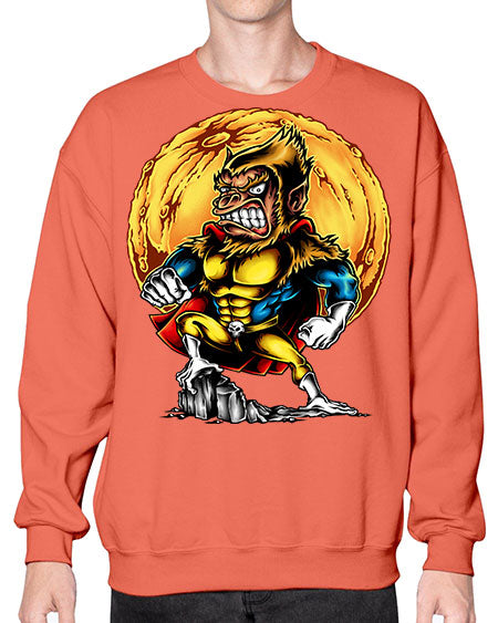 Super Monkey - Files - monkey- Sweatshirt - Crew