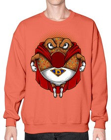Super donut 243# - cartoon food- Sweatshirt - Crew