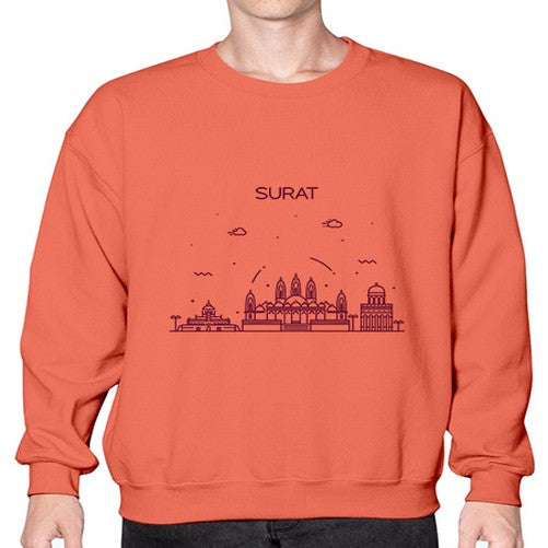 Surat 1906# - cities- Sweatshirt - Crew