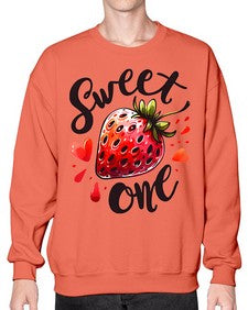 Sweet One Strawberry 1597# - strawberry- Sweatshirt - Crew