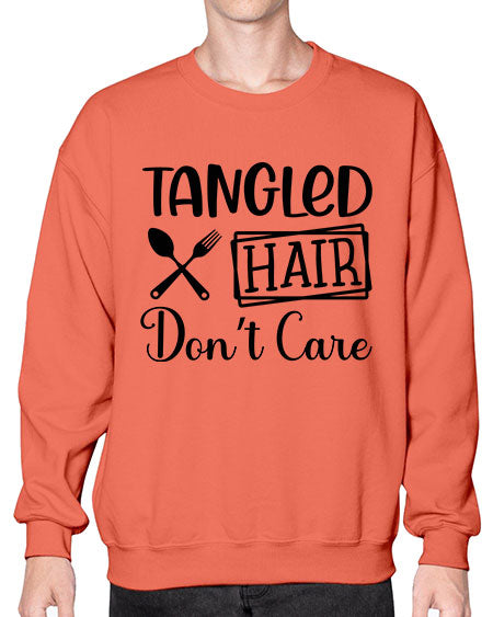 Tangled hair dont care 01# - summer- Sweatshirt - Crew
