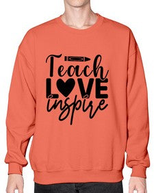Teach love inspire 1442# - teacher- Sweatshirt - Crew