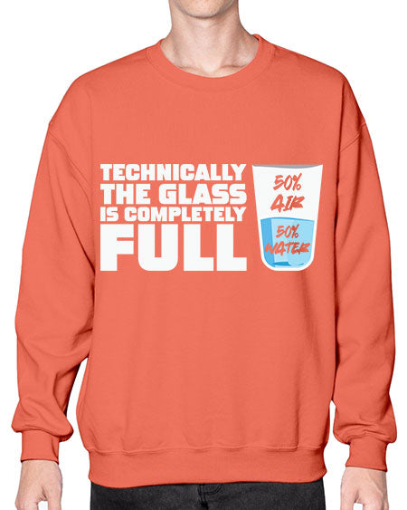 TechnicallytheGlassiscompletelyScientistSkinite Scientist Skinite 22# - general science- Sweatshirt - Crew