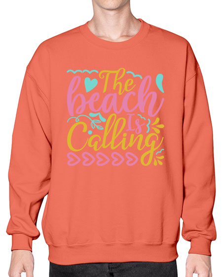 The beach is calling Style 1# - summer- Sweatshirt - Crew