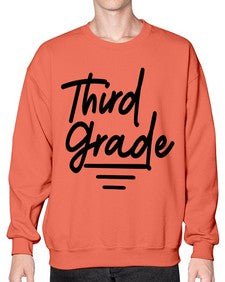 Third Grade 947# - third grade- Sweatshirt - Crew