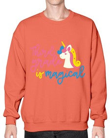 Third Grade Is Magical 963# - third grade- Sweatshirt - Crew