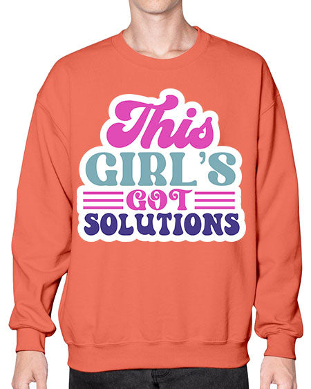 This girls got solutions 16# - general science- Sweatshirt - Crew