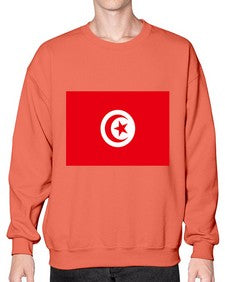 Tunisia 2014# - world flags- Sweatshirt - Crew