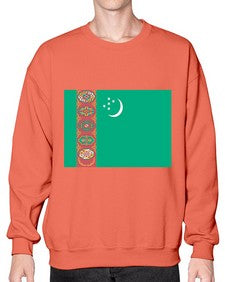 Turkmenistan 2019# - world flags- Sweatshirt - Crew