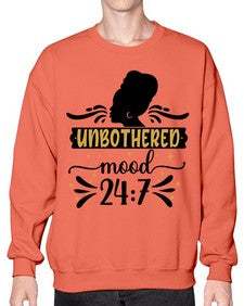 Unbothered mood Style 2# - black girls or women- Sweatshirt - Crew