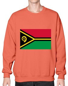 Vanuatu 2052# - world flags- Sweatshirt - Crew