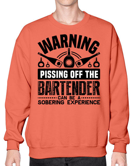 Warning Style 462# - bartender- Sweatshirt - Crew