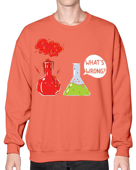 WhatsWrongScienceTshirt 11# - general science- Sweatshirt - Crew