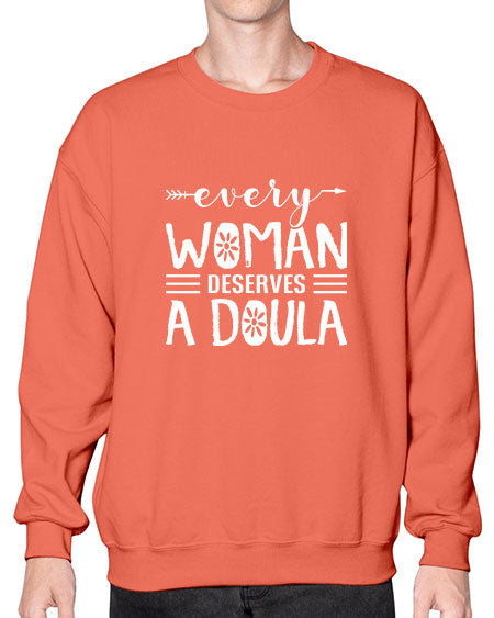 Womenseverywomandeservesadoula1651# - doubla- Sweatshirt - Crew