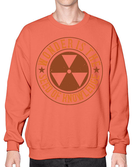 Wonder is the seed of knowledge 296# - general science- Sweatshirt - Crew