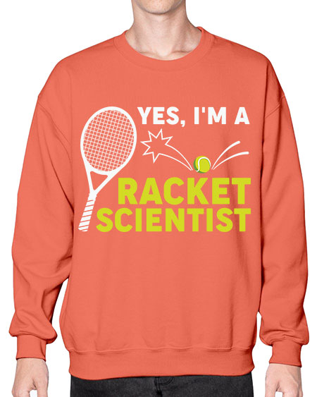 YesImARacketScientistScientistSkinite Scientist Skinite 1# - general science- Sweatshirt - Crew