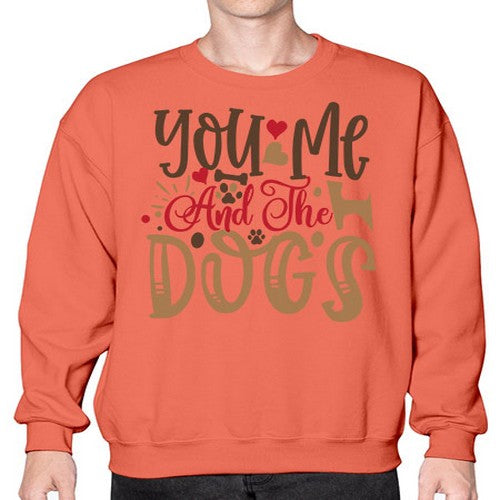 You Me And The Dogs Style 52# - dogs- Sweatshirt - Crew