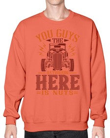You guys the bathroom here is nuts 71# - hot rod- Sweatshirt - Crew
