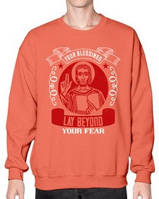 Your blessings lay beyond your fear1691# - general career- Sweatshirt - Crew