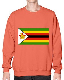 Zimbabwe 2161# - world flags- Sweatshirt - Crew
