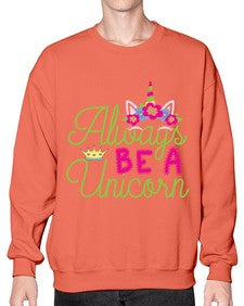 always be a unicorn 7# - unicorn- Sweatshirt - Crew