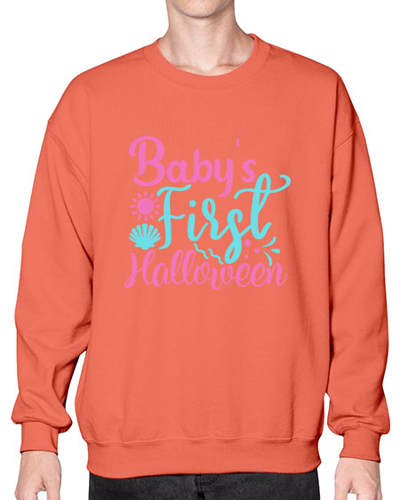 babys first halloween Style 39# - baby- Sweatshirt - Crew