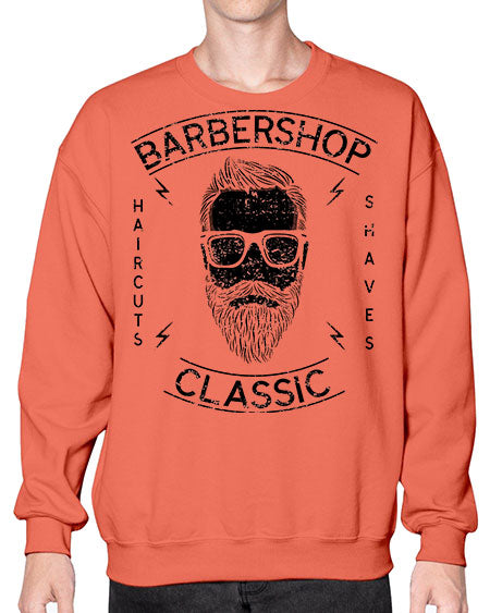 barber shop classic588# - barber- Sweatshirt - Crew