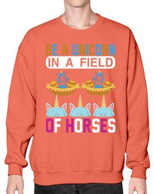 be a unicorn in a field of horses 39# - unicorn- Sweatshirt - Crew