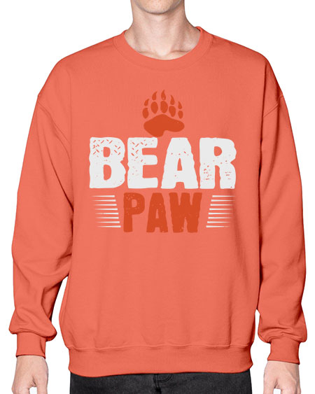 bear paw 39# - bears - animals- Sweatshirt - Crew