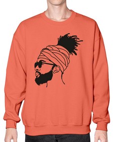 beardman 44# - black boys or men- Sweatshirt - Crew