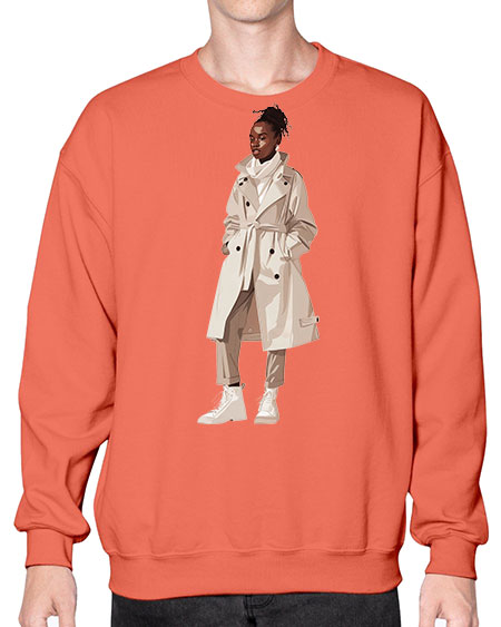 beautiful girl 14# -  fashion- Sweatshirt - Crew