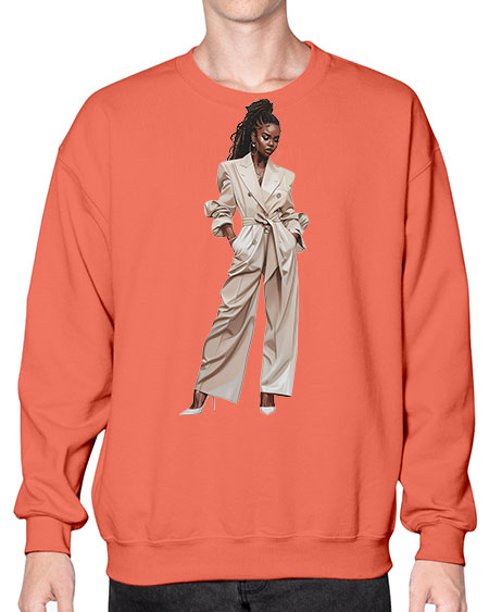 beautiful girl 15# -  fashion- Sweatshirt - Crew