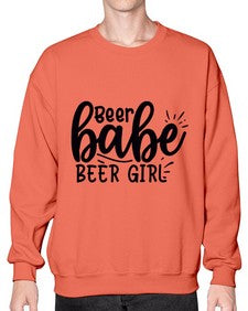 beer babe beer girl 45# - beer- Sweatshirt - Crew