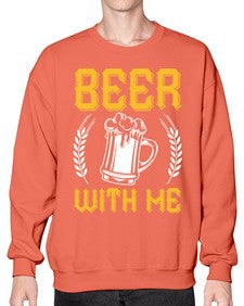beer with me 662# - beer- Sweatshirt - Crew