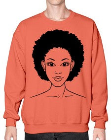 black women - queen 64# - black girls or women- Sweatshirt - Crew