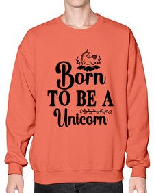 born to be a unicorn 67# - unicorn- Sweatshirt - Crew