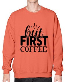 but first coffee 697# - tea- Sweatshirt - Crew