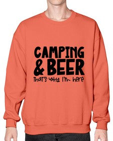 campingandbeerthatswhyiamhere 713# - beer- Sweatshirt - Crew